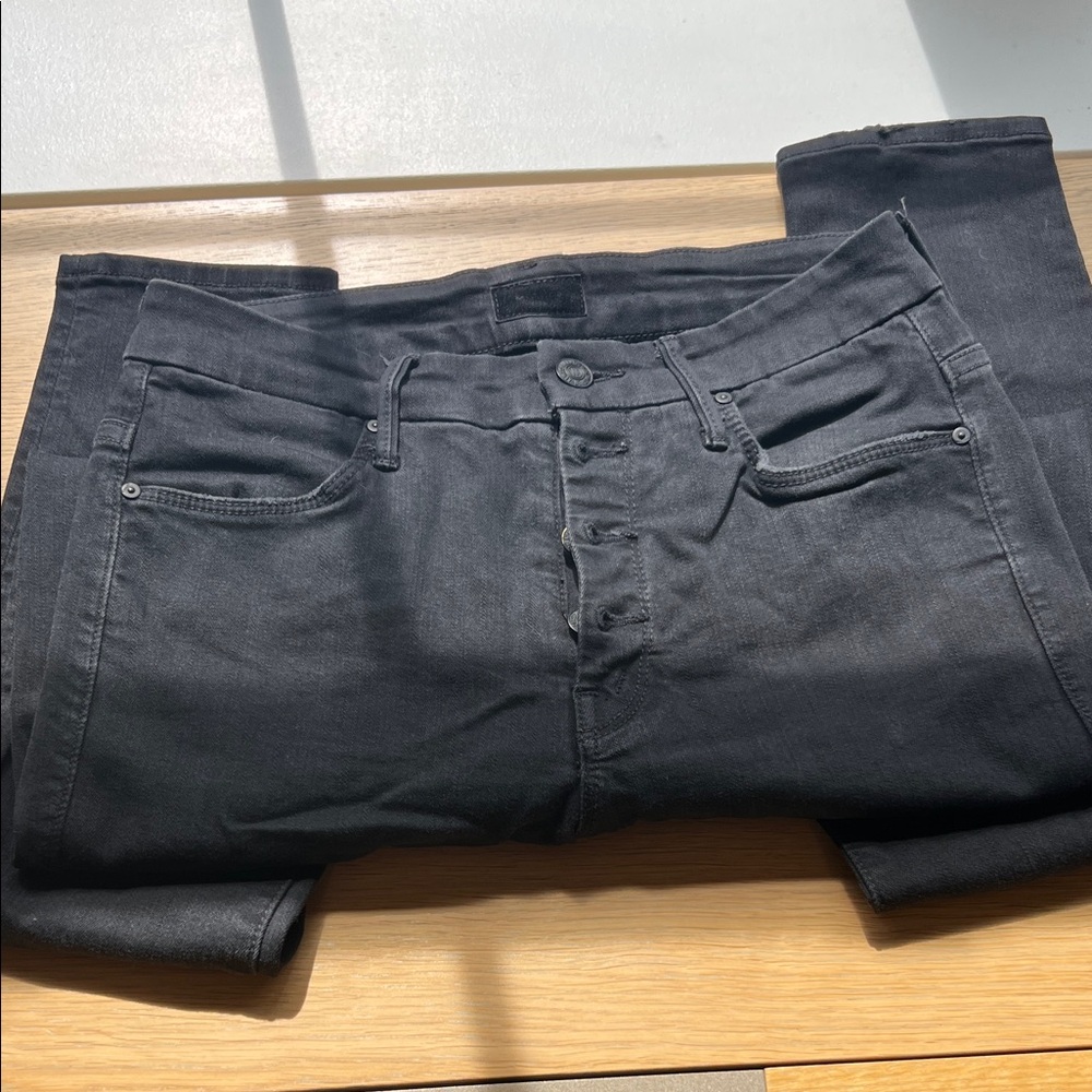 MOTHER The Pixie Black Jeans Size 27
